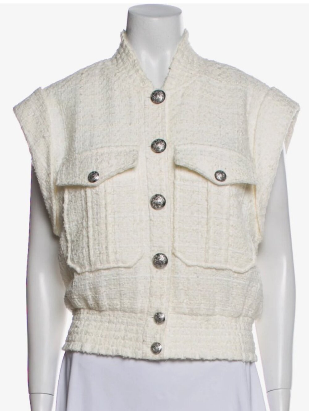 NWT Veronica Beard - XS Tweed Pattern Vest